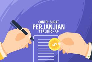 1 Schermata Contoh Surat Perjanjian Terlen