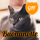 GIF della buonanotte italiana أيقونة