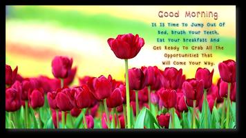 Good Morning Night flower wish ảnh chụp màn hình 1