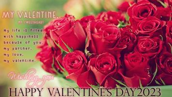 Happy Valentine's Day Love پوسٹر