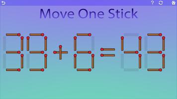 Poster Matches. Matchstick math game.