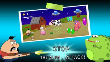 Farm Gun Defense: Alien Attack Affiche