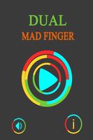 Dual Mad Finger  -  Brain Game Poster