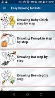 Easy Drawing for Kids Affiche