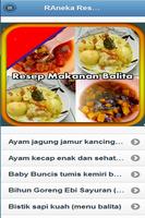 Aneka Resep Makanan Balita poster