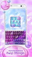 Animated Keyboard Soap Bubbles screenshot 2