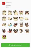 1 Schermata Animal Stickers Animated for W