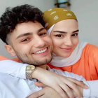 Romantic Muslim Couple Sticker أيقونة