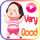 Animated Funny Baby Stickers icône