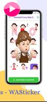Animated Funny Baby Stickers capture d'écran 3