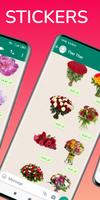 برنامه‌نما Flowers Animated Stickers عکس از صفحه