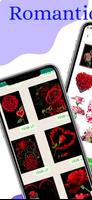 Romantic Gif flowers stickers bài đăng