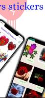 Romantic Gif flowers stickers capture d'écran 2