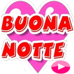 buona notte Stickers Animato