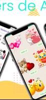Románticos Stickers de Amor تصوير الشاشة 3