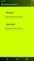 Roman Decimals Affiche