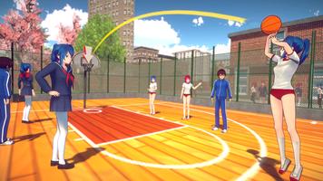 Anime High School Girl Life 3D 截圖 1