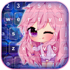 Anime Meisje Toetsenbord-icoon