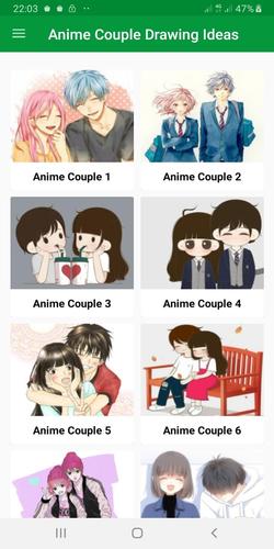 Cute Anime Couple Drawing Idea APK for Android Download