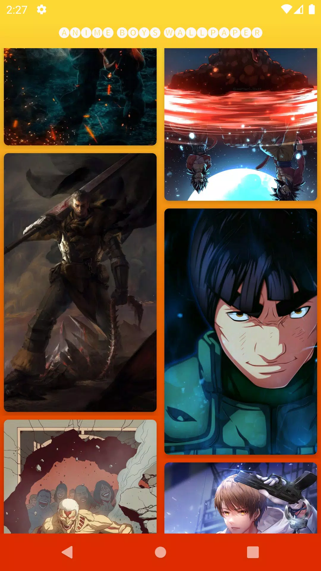 Descarga de APK de Fondos de pantalla de chicos de anime - Fondos de para Android Descarga de APK de Fondos de pantalla de chicos de anime - Fondos de para Android
