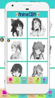 1000+ Anime Manga Color By Number Kawaii Pixel Art Poster