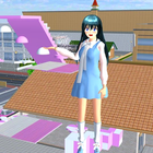 Anime School Girl Parkour Race icône