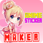 1000+ Anime Sticker For Whatsapp + Sticker Maker آئیکن