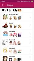 1000+ Anime Sticker For Whatsapp + Sticker Maker capture d'écran 1