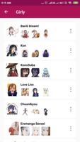 1000+ Anime Sticker For Whatsapp + Sticker Maker capture d'écran 2