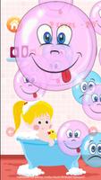 Popping bubbles for kids poster