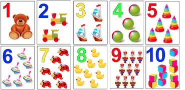 Numbers for kids 1 to 10 Math