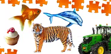 Kids Puzzles - Animals & Car