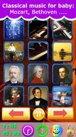 Classical music for baby poster