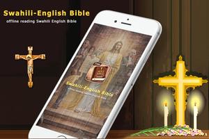 Swahili English Bible Affiche