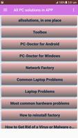 All PC solutions in APP Affiche