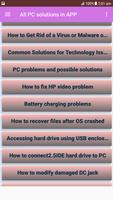 All PC solutions in APP capture d'écran 1