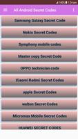 All Android Secret Codes Affiche
