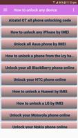 How to unlock any device पोस्टर