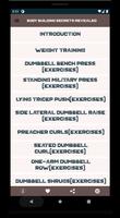 Bodybuilding Secrets(Tips,Exercises and Diet Plan) تصوير الشاشة 3