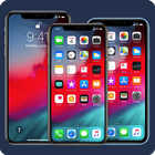 Launcher iOS 13 - 14 , phone, 8, x , xs max , xr 圖標