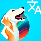 Vertaler van hond naar mens-icoon