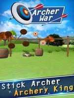 Archer battle 3D:King Clash Affiche
