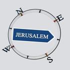 Jerusalem Compass & Schedule Zeichen
