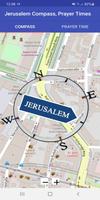 Jerusalem Compass & Schedule Cartaz