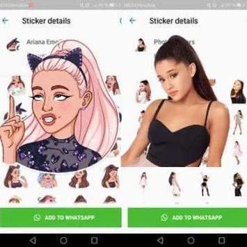 Wastickerapps Ariana Grande Sticker For Whatsapp For Android Apk Download - ariana grande face free decal roblox