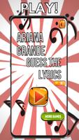 ArianaGrande Games lyrics Song Cartaz