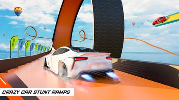 メガ ランプ カー スタント ゲーム 3D スクリーンショット 3