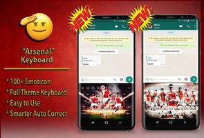 Arsenal - Gunners : Keyboard Theme Football 2020 screenshot 1