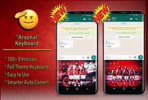 Arsenal - Gunners : Keyboard Theme Football 2020 screenshot 2