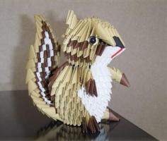 Sztuka origami plakat